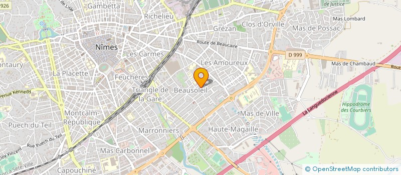 localisation de l'entreprise MADAME MARIE BACCOT  NIMES