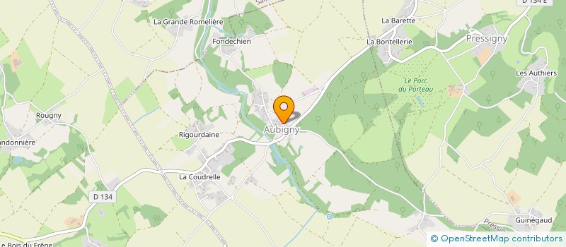 localisation de l'entreprise MADAME MARIE BACHELIER à AUBIGNY