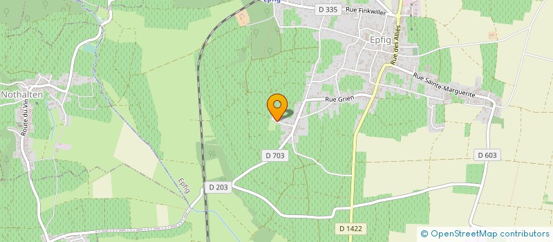 localisation de l'entreprise MADAME MARIE BACHEVEN  EPFIG