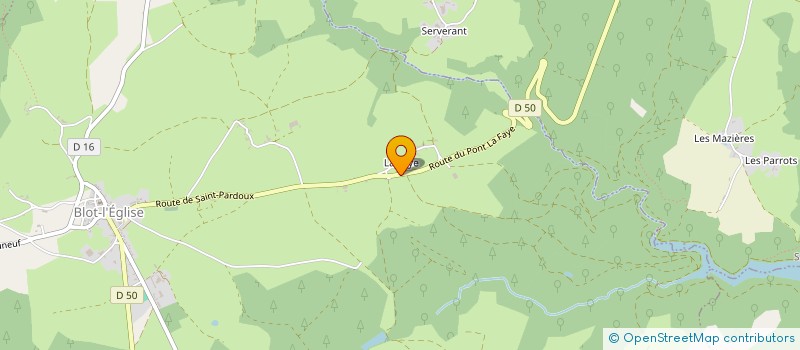 localisation de l'entreprise MADAME MARIE BACON  BLOT-L EGLISE