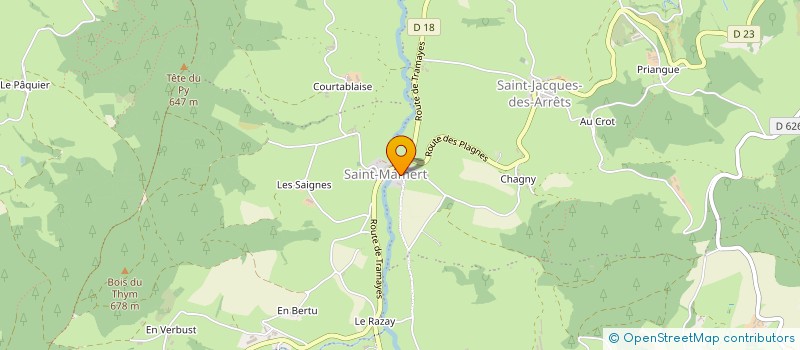 localisation de l'entreprise MADAME MARIE BACOT  DEUX-GROSNES