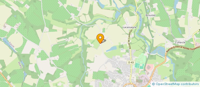 localisation de l'entreprise MADAME MARIE BAGULHO  EAUZE