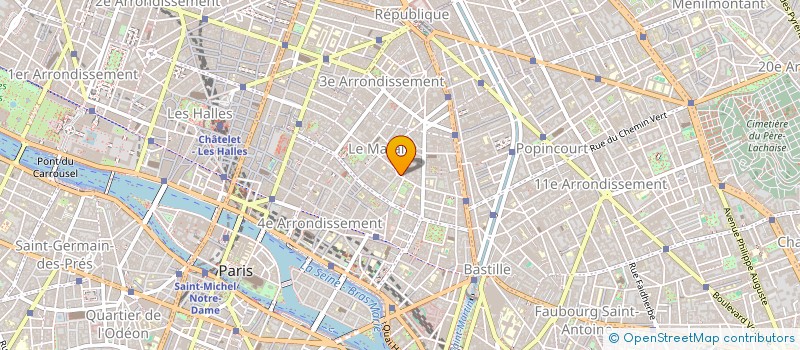 localisation de l'entreprise MADAME MARIE BAHISSON  PARIS