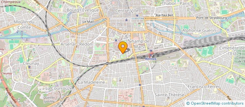 localisation de l'entreprise MADAME MARIE BAHOUT  RENNES