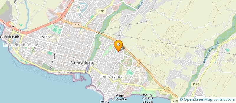 localisation de l'entreprise MADAME MARIE BAIJOU DIKA à SAINT-PIERRE
