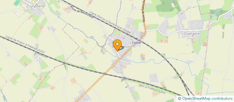 localisation de l'entreprise MADAME MARIE BAILLEUL  BAVINCHOVE