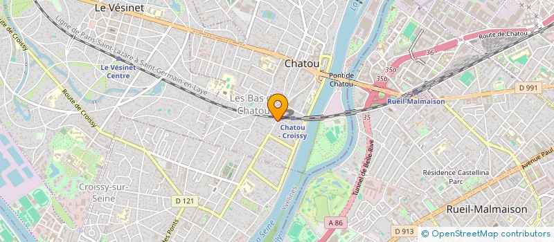 localisation de l'entreprise MADAME MARIE BAILLIEZ  CHATOU