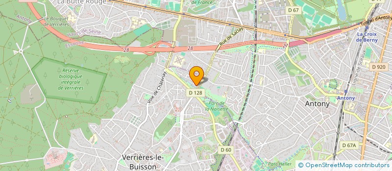 localisation de l'entreprise MADAME MARIE BAILLOT  VERRIERES-LE-BUISSON