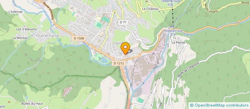 localisation de l'entreprise MADAME MARIE BAKA  UGINE