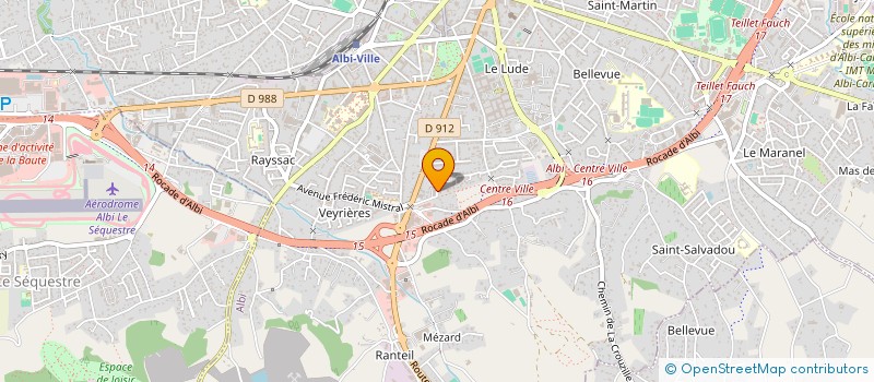 localisation de l'entreprise MADAME MARIE BALAT à ALBI