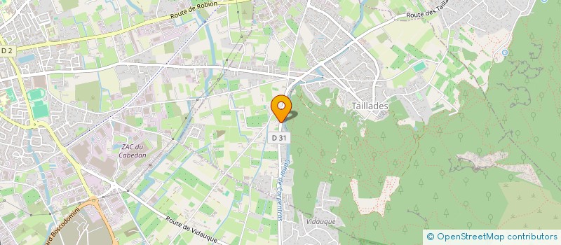 localisation de l'entreprise MADAME MARIE BALDASSERONI  TAILLADES