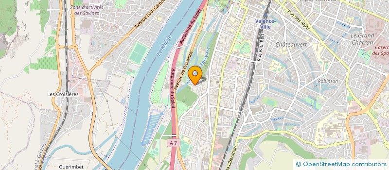 localisation de l'entreprise MADAME MARIE BALDERAS à VALENCE