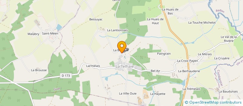 localisation de l'entreprise MADAME MARIE BALDET à GUER