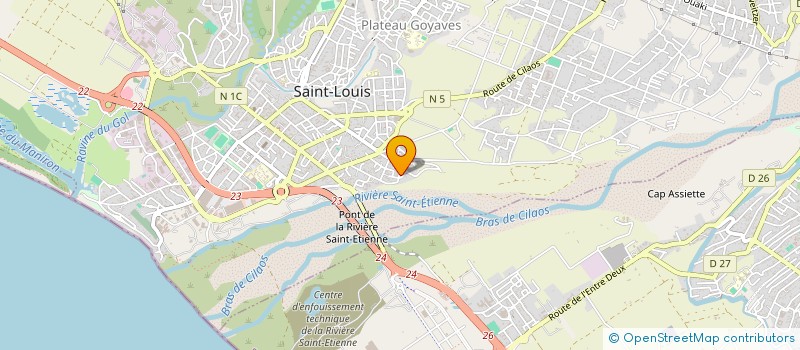 localisation de l'entreprise MADAME MARIE BALEINIER à SAINT-LOUIS