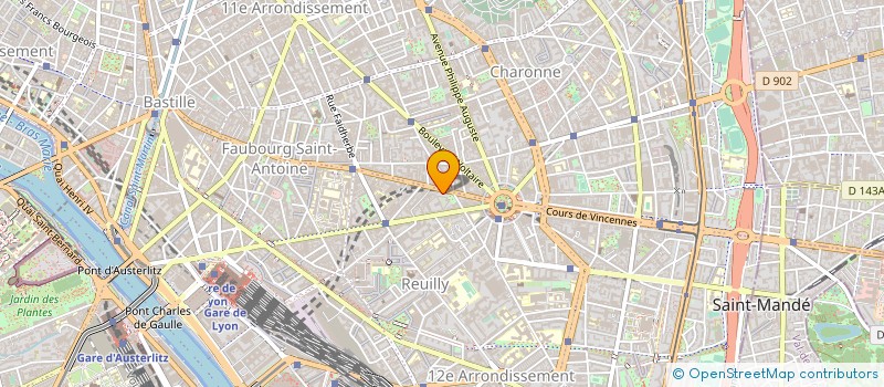 localisation de l'entreprise MADAME MARIE BALENGHIEN  PARIS 12