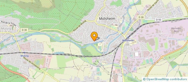 localisation de l'entreprise MADAME MARIE BALLE  MOLSHEIM