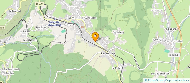 localisation de l'entreprise MADAME MARIE BALLESTA  LA MOTTE-D'AVEILLANS