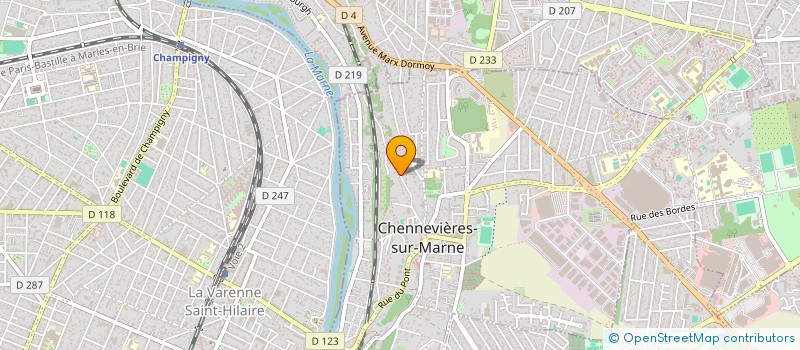 localisation de l'entreprise MADAME MARIE BALMER à CHENNEVIERES-SUR-MARNE