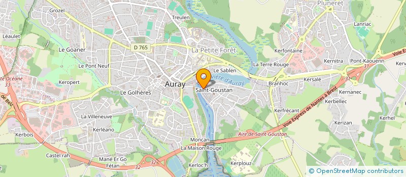 localisation de l'entreprise MADAME MARIE BALSAN à AURAY