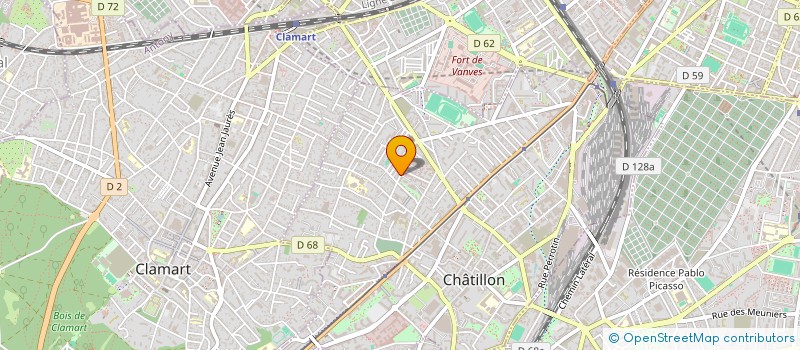 localisation de l'entreprise MADAME MARIE BANEWITZ  CHATILLON