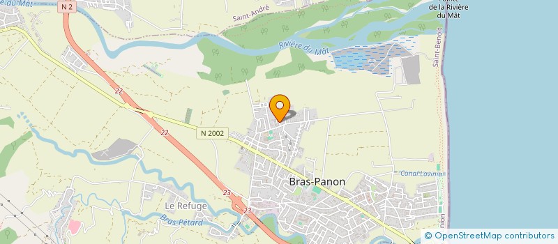 localisation de l'entreprise MADAME MARIE BANON  BRAS-PANON