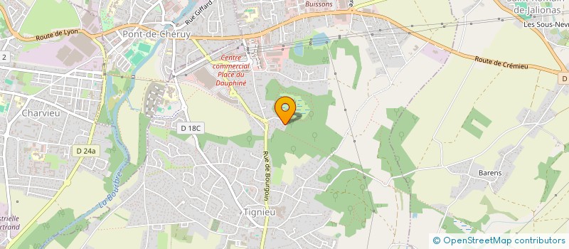 localisation de l'entreprise MADAME MARIE BAPTISTA-FRANCO  TIGNIEU-JAMEYZIEU