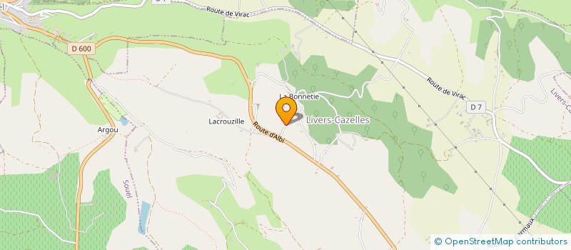 localisation de l'entreprise MADAME MARIE BARASC à LIVERS-CAZELLES