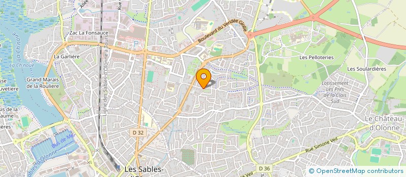 localisation de l'entreprise MADAME MARIE BARBAT à LES SABLES D'OLONNE