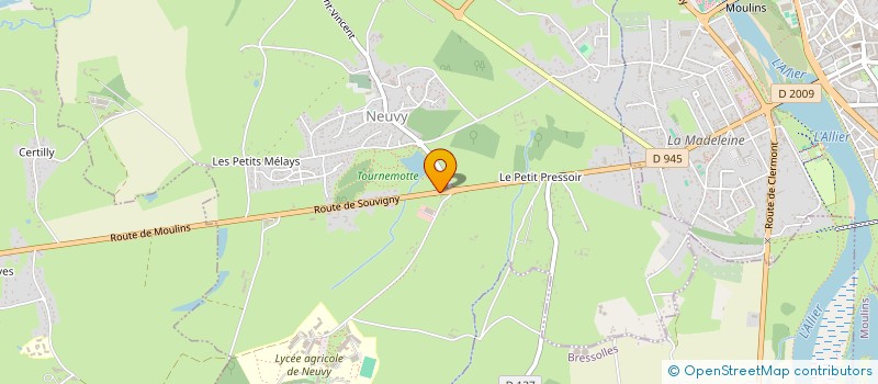 localisation de l'entreprise MADAME MARIE BARBESSOL  NEUVY