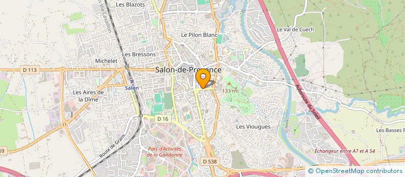 localisation de l'entreprise MADAME MARIE BARBIER  SALON-DE-PROVENCE