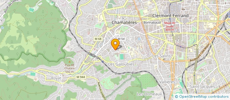 localisation de l'entreprise MADAME MARIE BARBIN  CHAMALIERES