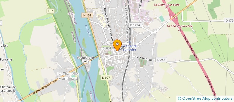 localisation de l'entreprise MADAME MARIE BARCELONNE à LA CHARITE-SUR-LOIRE
