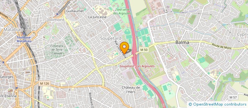 localisation de l'entreprise MADAME MARIE BARDET  TOULOUSE