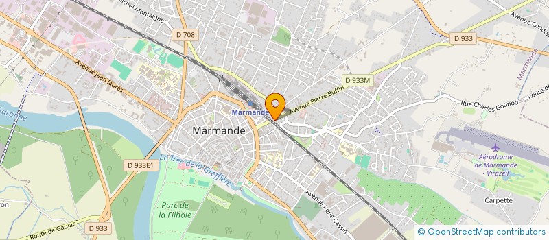 localisation de l'entreprise MADAME MARIE BARDIAUX-VAIENTE à MARMANDE