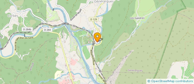 localisation de l'entreprise MADAME MARIE BARGY  GENERARGUES