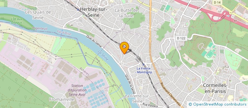 localisation de l'entreprise MADAME MARIE BARINOVA  LA FRETTE-SUR-SEINE