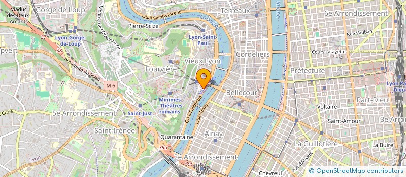 localisation de l'entreprise MADAME MARIE BARLAND  LYON