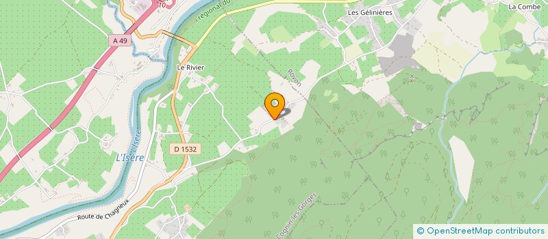 localisation de l'entreprise MADAME MARIE BARLERIN  COGNIN-LES-GORGES