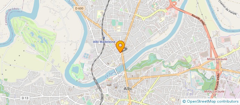 localisation de l'entreprise MADAME MARIE BARNABE à ALBI