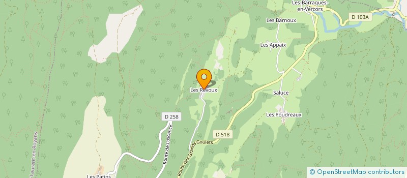 localisation de l'entreprise MADAME MARIE BARNERIE  SAINT-AGNAN-EN-VERCORS