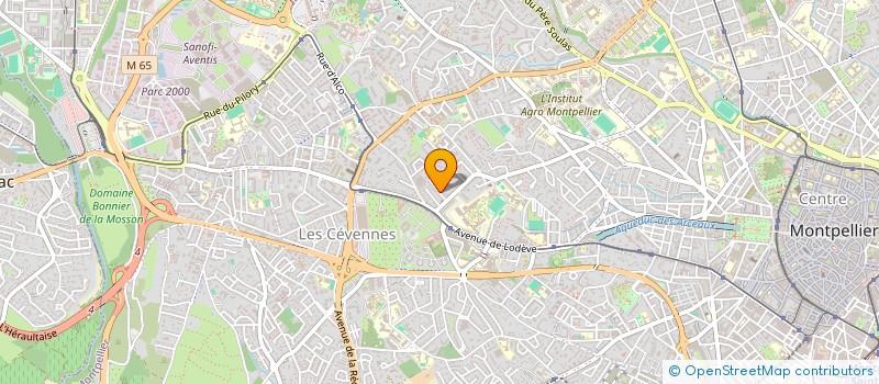 localisation de l'entreprise MADAME MARIE BARNOIN à MONTPELLIER