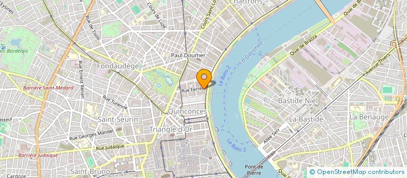 localisation de l'entreprise MADAME MARIE BARRAILLE  BORDEAUX