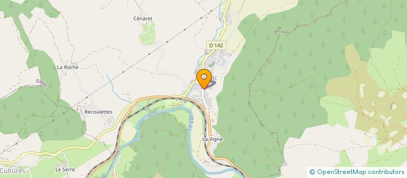 localisation de l'entreprise MADAME MARIE BARRANDON  BARJAC