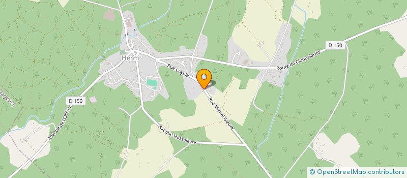 localisation de l'entreprise MADAME MARIE BARRERE  HERM