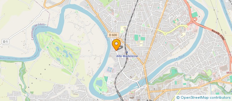 localisation de l'entreprise MADAME MARIE BARRES à ALBI