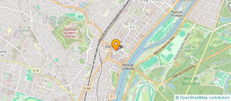 localisation de l'entreprise MADAME MARIE BARRIERE à SURESNES