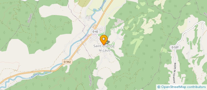 localisation de l'entreprise MADAME MARIE BARRIERE  SAINT-ETIENNE-LE-LAUS