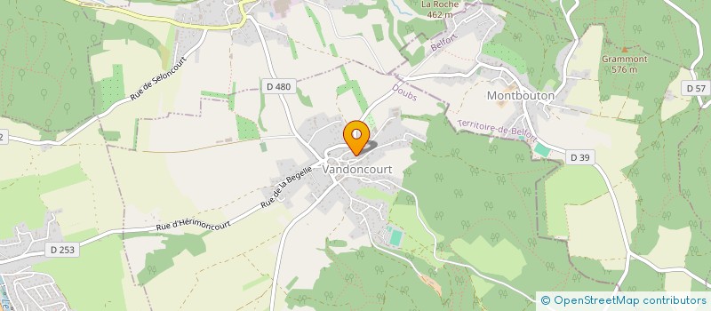 localisation de l'entreprise MADAME MARIE BARTEL  VANDONCOURT