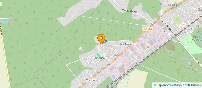 localisation de l'entreprise MADAME MARIE BARTHE à PESSAC