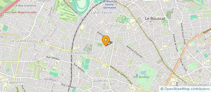 localisation de l'entreprise MADAME MARIE BARTHELEMY  BORDEAUX